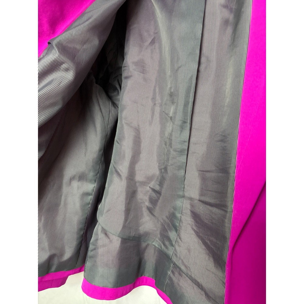Worthington Womens Magenta Pink 2-Piece Pant Suit Blazer Slim Fit Trousers 2X - Picture 4 of 12